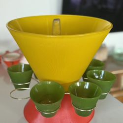 Mid-century Punch Bowl 