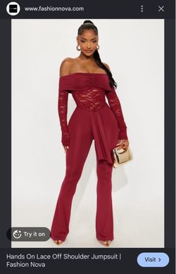 Fashionnova jumpsuit‼️ size L