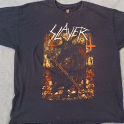 Slayer Heavy Metal Band North America Tour 2017  Music Band Concert Shirt
