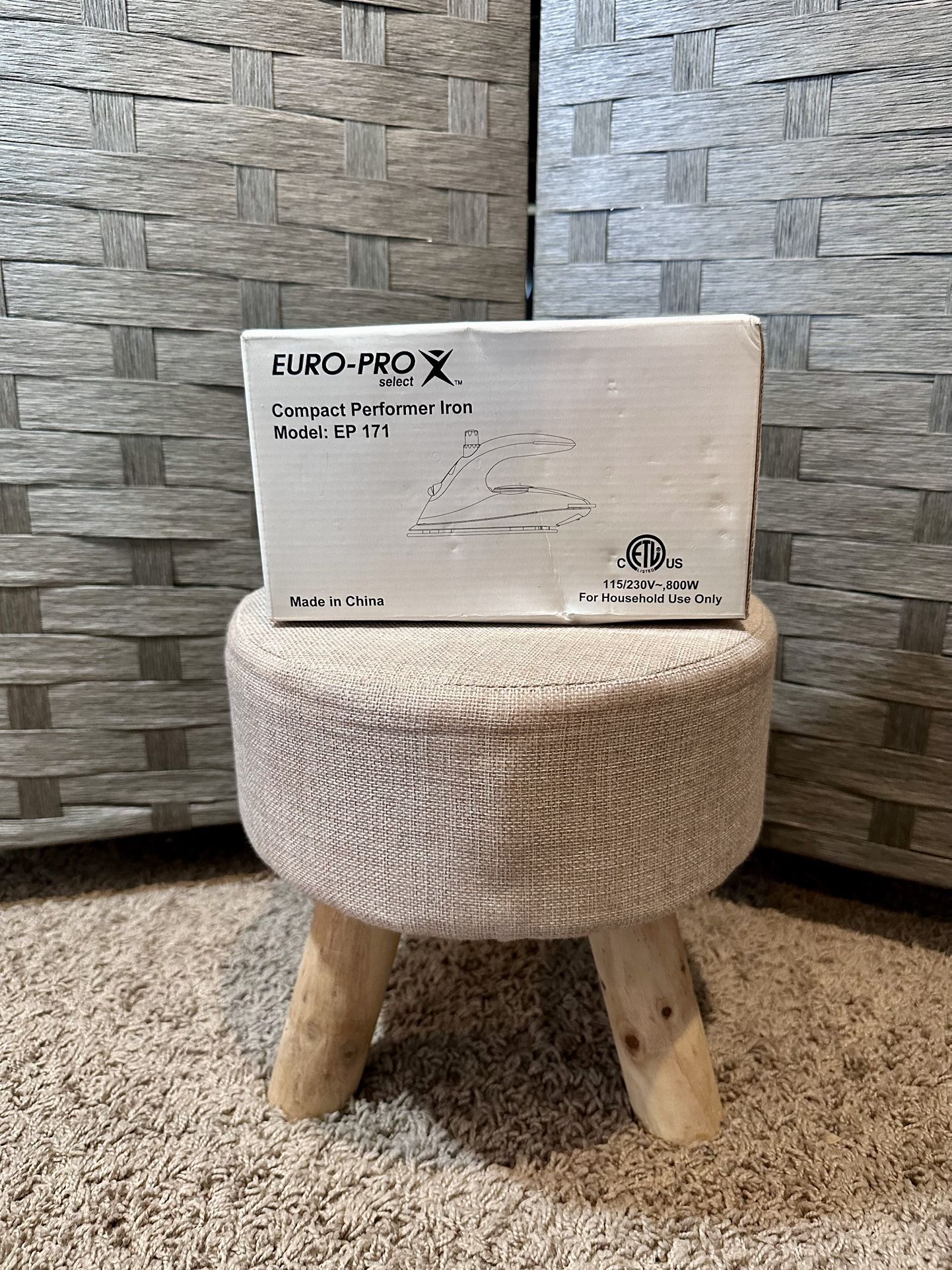 Vintage Euro-Pro Compact Performer Iron