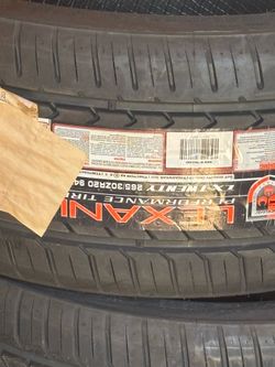 (2) 265/30/20 lexani tires
