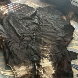 Cow Hide Rug. 6x6 firm on price