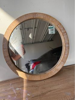 Rattan Mirror