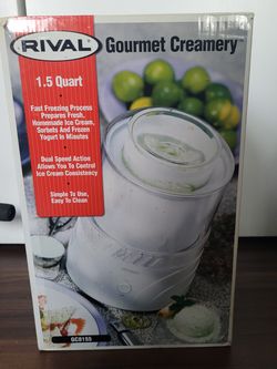 Vintage Rival Gourmet Creamery Ice Cream Maker GC8155