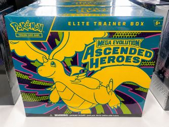 Pokémon Mega Evolution Ascended Heroes Elite Trainer Box (ETB) Sealed 🔥 x5 Available