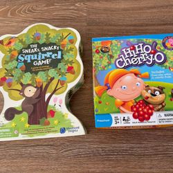 The Sneaky, Snacky Squirrel Game - HI HO CHERRYO Cute Preschool Board Game