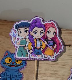 Custom cupcake toppers