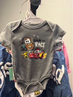 Pixar cars baby onesies