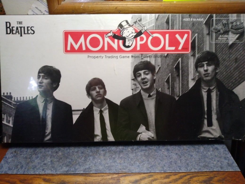 Rare Collectors Edition Unopened Beatles Monopoly Game