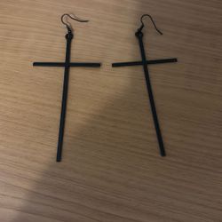 Big Cross Earrings