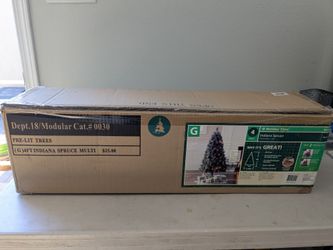 Holiday Time 4ft Pre-Lit Indiana Spruce Christmas Tree - Multi-Color Lights