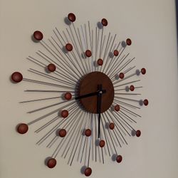 Mid Century Wall Clock 