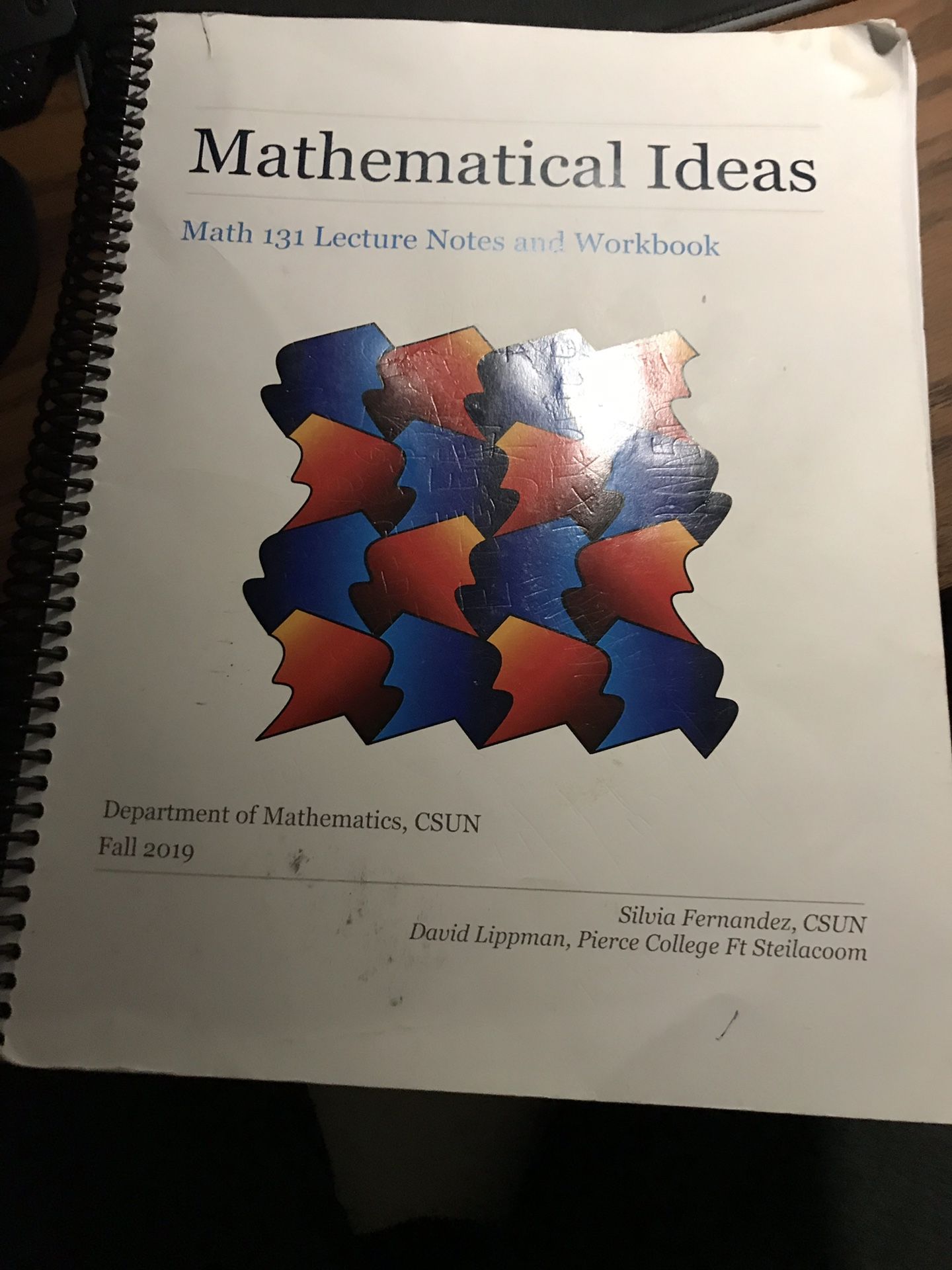 Math 131 CSUN Fall 2019 Workbook