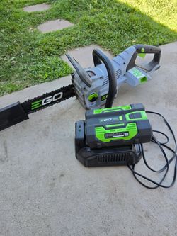 EGO POWER+ 56-volt 16-in Battery 2.5 Ah Chainsaw Battery Included Charger Included