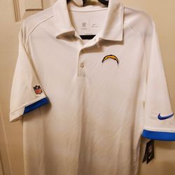 Nike chargers polo dri fit shirt