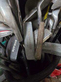 Mixed Lot of Used Golf Clubs
