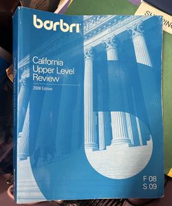 Barbri Upper Level Review