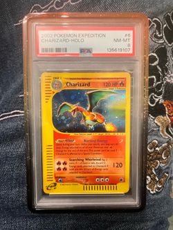 Charizard expedition holo psa 8