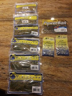 ISG 4" tubes and lead head jigs