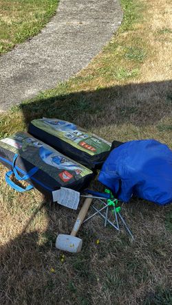 Two 4 person tents