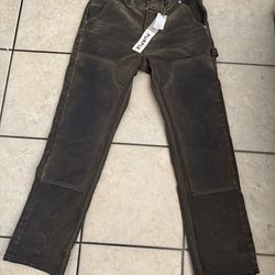 Grey washed purple jeans