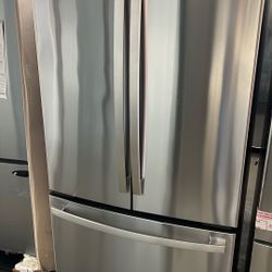 OPEN BOX COUNTER DEPTH GE FRENCH STYLE REFRIGERATOR 