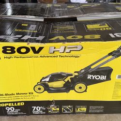 BRAND NEW RYOBI 80V 30” ELECTRIC LAWN MOWER RETAILS FOR $1,999 – SAVE BIG STILL NEW IN BOX 🌟