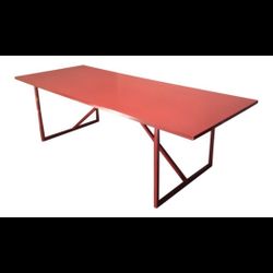 Modern Red Dining Table