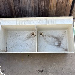Large 5 ft Resin Utility sink