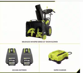 Ryobi 22in snow blower