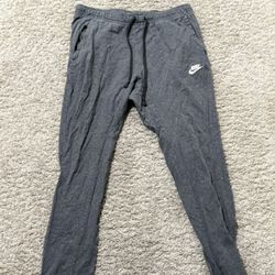 Grey nike joggers sweatpants 