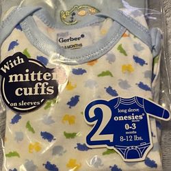 New Born Baby  Onesies  Pack Of 2
