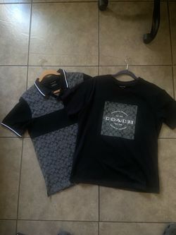 Coach T-Shirts Sizes Large and Medium