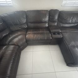 Leather Couch  