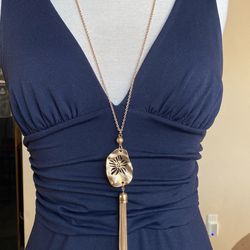 Botanical Beaches Gold Necklace 