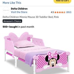 Minnie Toddler Bed