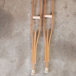 Wooden Crutches