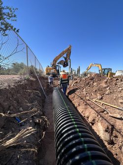 Excavation With Grading Fill Dirt Delivery