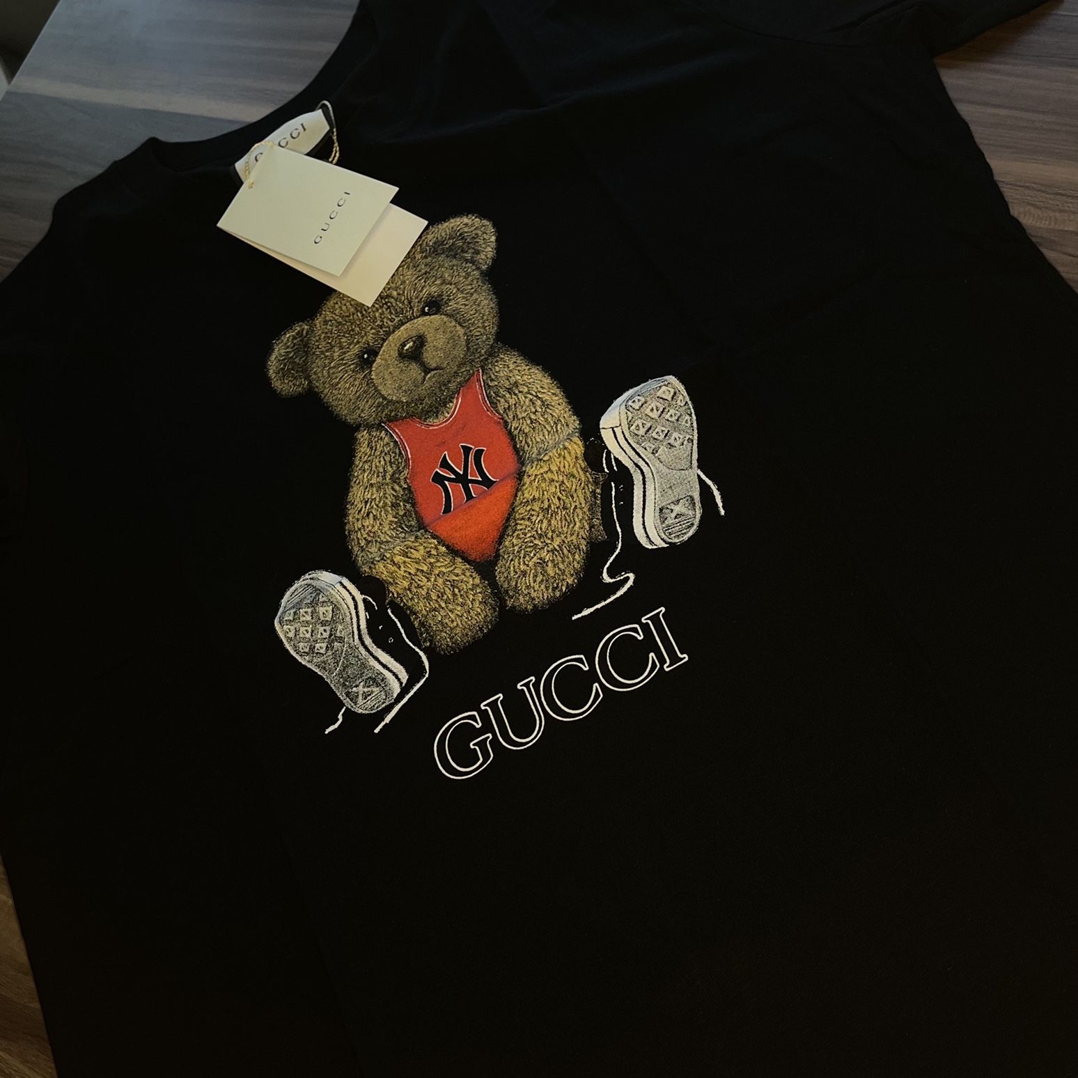 gucci teddy bear t shirt