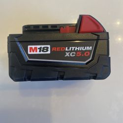 Milwaukee 5.0ah Battery 