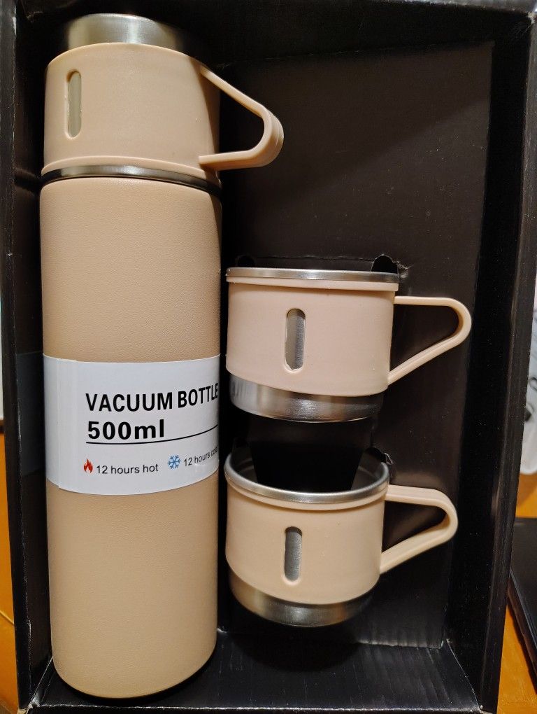 Stainless Steel Vacuum Insulated Thermos Set