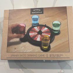 Spinner shots drinking game