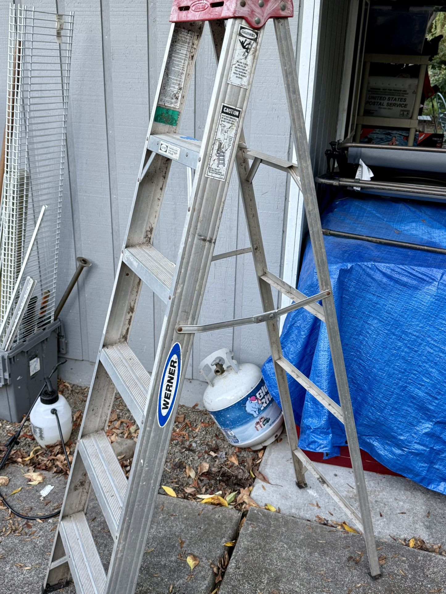 Werner 356 6ft Type 3 aluminum step ladder 