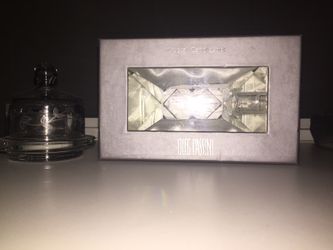Crystal candlestick + One Partylite candle holder