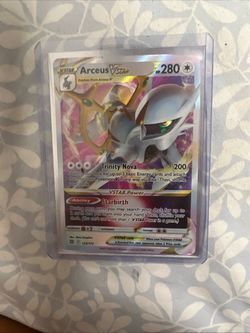Arceus VSTAR 123/172 Ultra Rare Sword & Shield: Brilliant Stars Pokemon NM