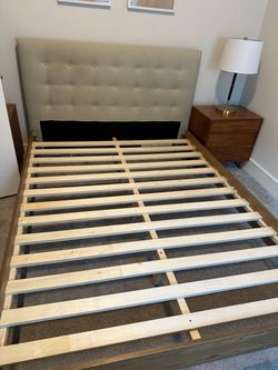 Queen Bed Frame with Headboard