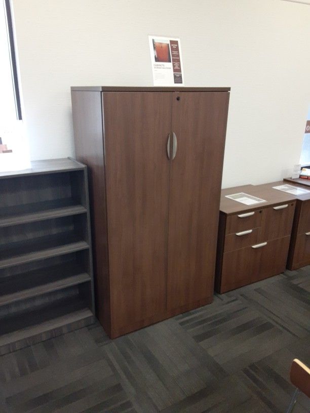 Large Wardrobe Storage Cabinet (Modern Walnut)