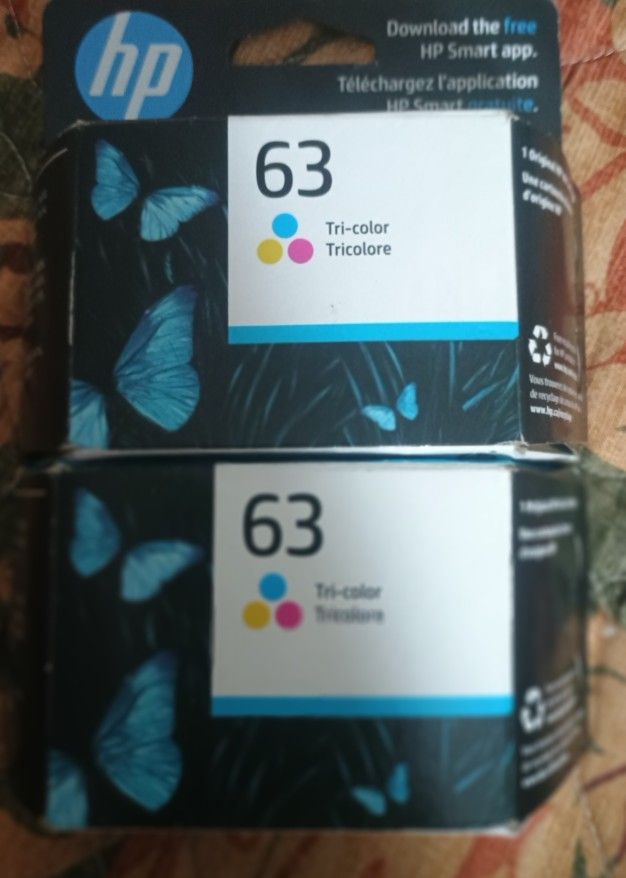 HP 63 COLOR INK 2 PACKS