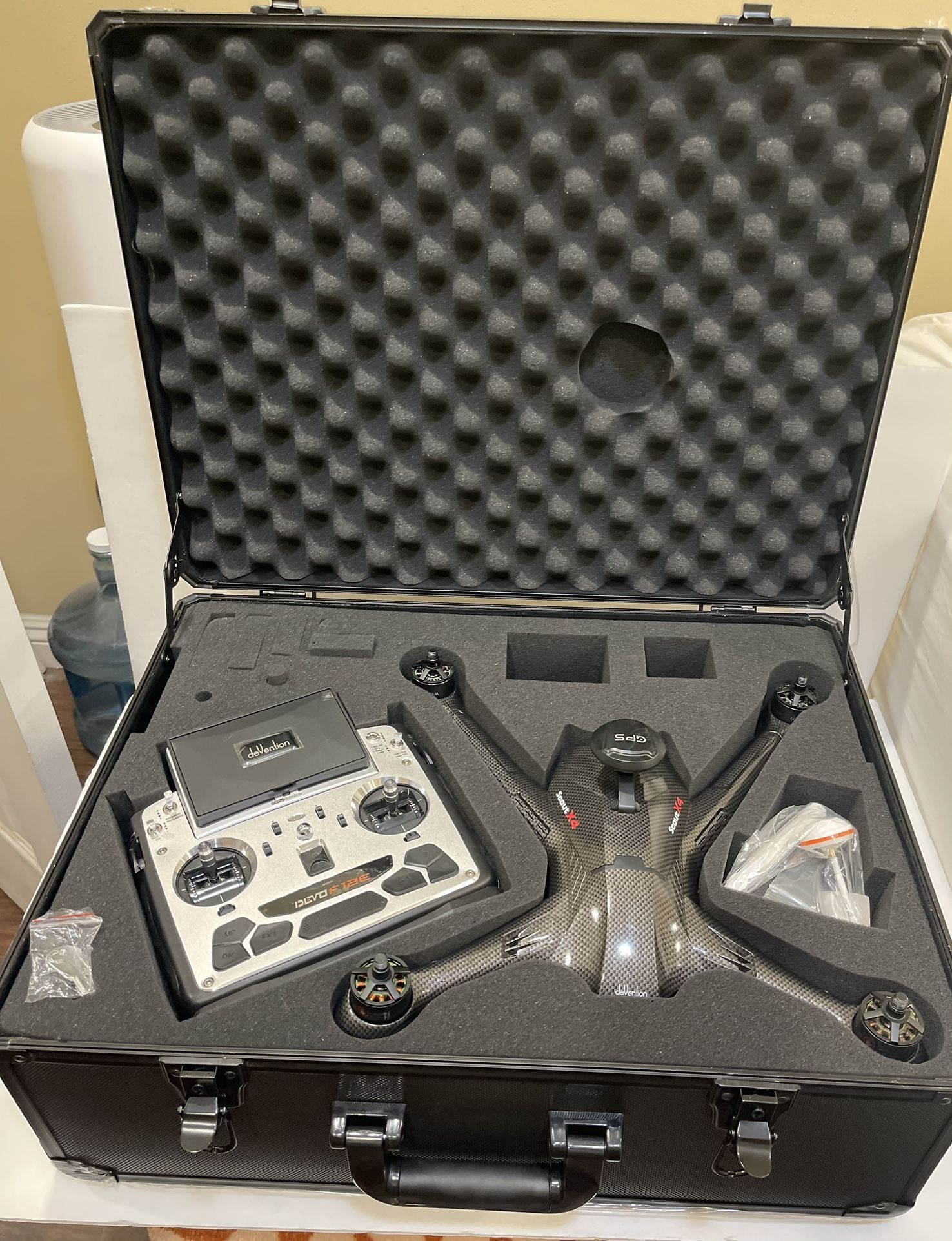 Walkera Scout X4 & Devo F12E RC-Custom Aluminum Case Only-Brand New