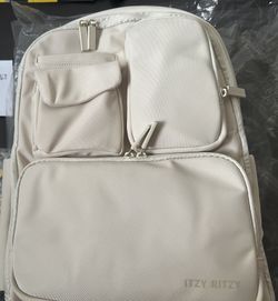 Itzy Ritzy Belong Utility Backpack Diaper Bag cream